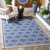 Safavieh Cy6916 Power Loomed 85.4% Polypropylene/10.4% Polyester/4.2% Latex Outdoor Rug CY6916-243-4