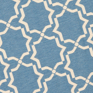 Safavieh Cy6916 Power Loomed 85.4% Polypropylene/10.4% Polyester/4.2% Latex Outdoor Rug CY6916-243-5R