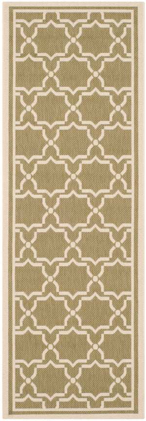 Safavieh Cy6916 Power Loomed 85.4% Polypropylene/10.4% Polyester/4.2% Latex Outdoor Rug CY6916-244-4