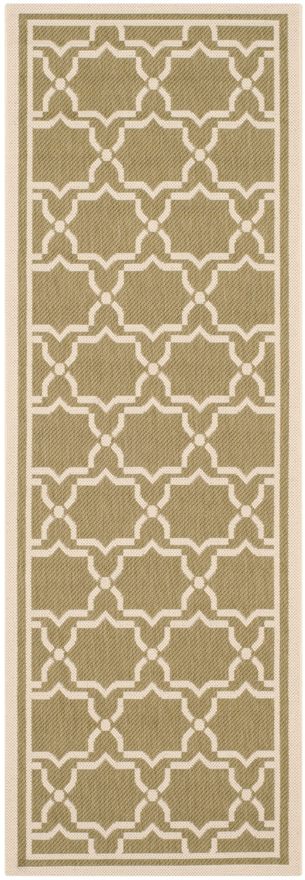 Safavieh Cy6916 Power Loomed 85.4% Polypropylene/10.4% Polyester/4.2% Latex Outdoor Rug CY6916-244-4