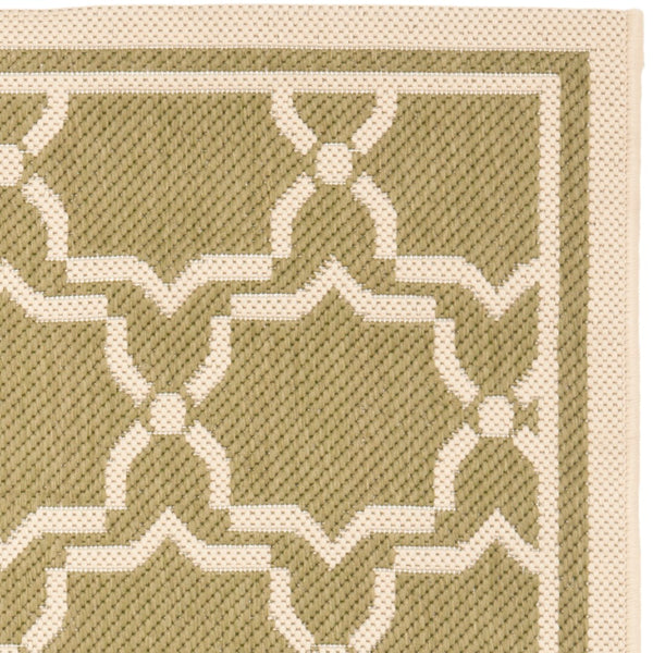 Safavieh Cy6916 Power Loomed 85.4% Polypropylene/10.4% Polyester/4.2% Latex Outdoor Rug CY6916-244-4