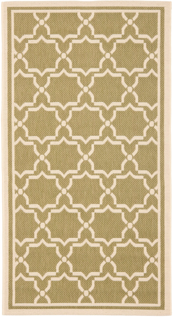 Safavieh Cy6916 Power Loomed 85.4% Polypropylene/10.4% Polyester/4.2% Latex Outdoor Rug CY6916-244-4