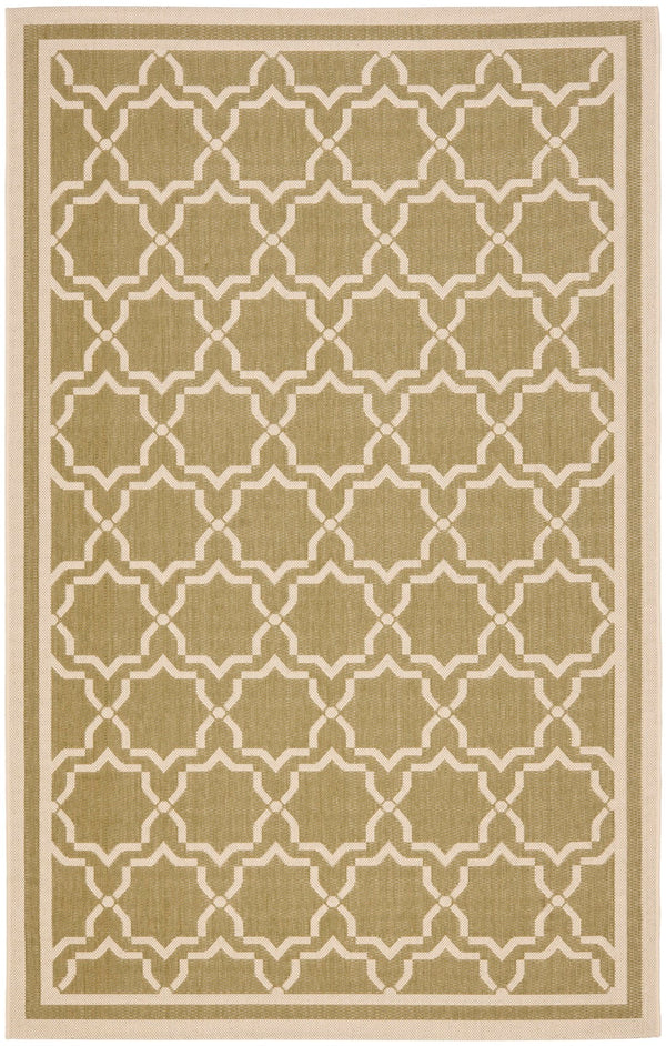 Safavieh Cy6916 Power Loomed 85.4% Polypropylene/10.4% Polyester/4.2% Latex Outdoor Rug CY6916-244-4
