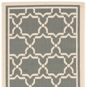 Safavieh Cy6916 Power Loomed 85.4% Polypropylene/10.4% Polyester/4.2% Latex Outdoor Rug CY6916-246-5SQ