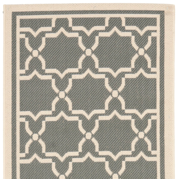 Safavieh Cy6916 Power Loomed 85.4% Polypropylene/10.4% Polyester/4.2% Latex Outdoor Rug CY6916-246-5SQ