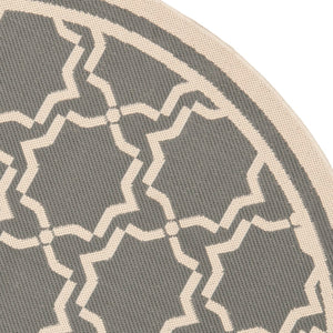 Safavieh Cy6916 Power Loomed 85.4% Polypropylene/10.4% Polyester/4.2% Latex Outdoor Rug CY6916-246-5SQ