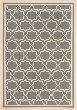 Safavieh Cy6916 Power Loomed 85.4% Polypropylene/10.4% Polyester/4.2% Latex Outdoor Rug CY6916-246-5SQ