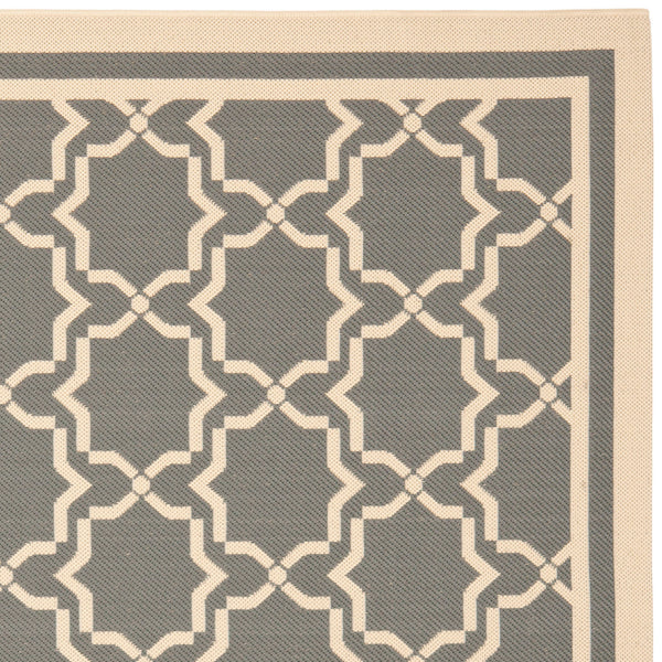 Safavieh Cy6916 Power Loomed 85.4% Polypropylene/10.4% Polyester/4.2% Latex Outdoor Rug CY6916-246-5SQ