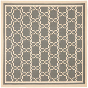 Safavieh Cy6916 Power Loomed 85.4% Polypropylene/10.4% Polyester/4.2% Latex Outdoor Rug CY6916-246-5SQ