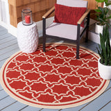 Safavieh Cy6916 Power Loomed 85.4% Polypropylene/10.4% Polyester/4.2% Latex Outdoor Rug CY6916-248-5R