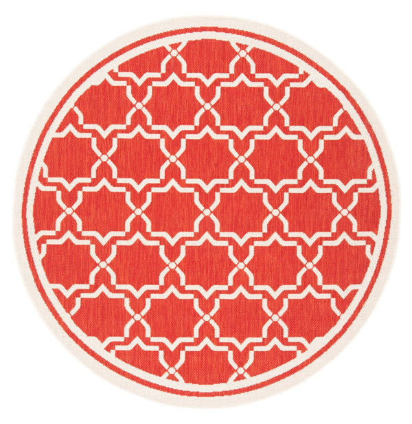 Safavieh Cy6916 Power Loomed 85.4% Polypropylene/10.4% Polyester/4.2% Latex Outdoor Rug CY6916-248-5R