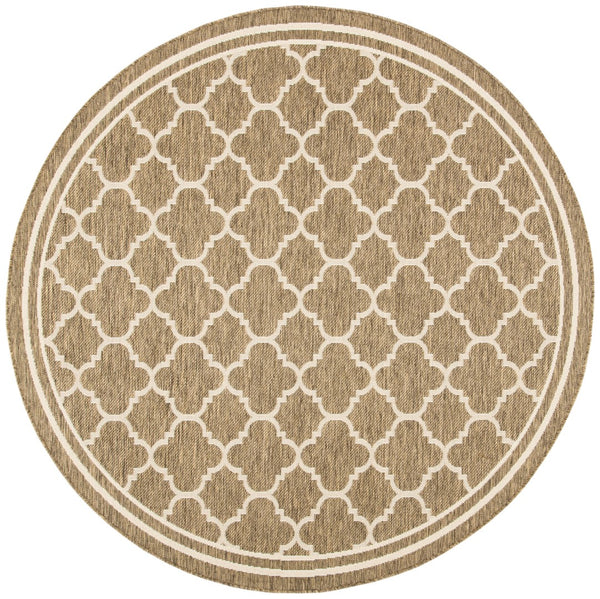 Safavieh Cy6918 Power Loomed 85.4% Polypropylene/10.4% Polyester/4.2% Latex Outdoor Rug CY6918-242-810