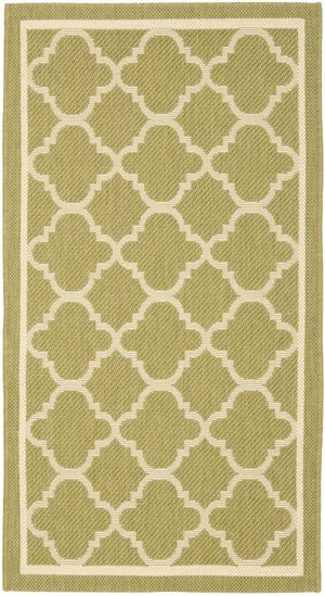 Safavieh Cy6918 Power Loomed 85.4% Polypropylene/10.4% Polyester/4.2% Latex Outdoor Rug CY6918-244-5SQ
