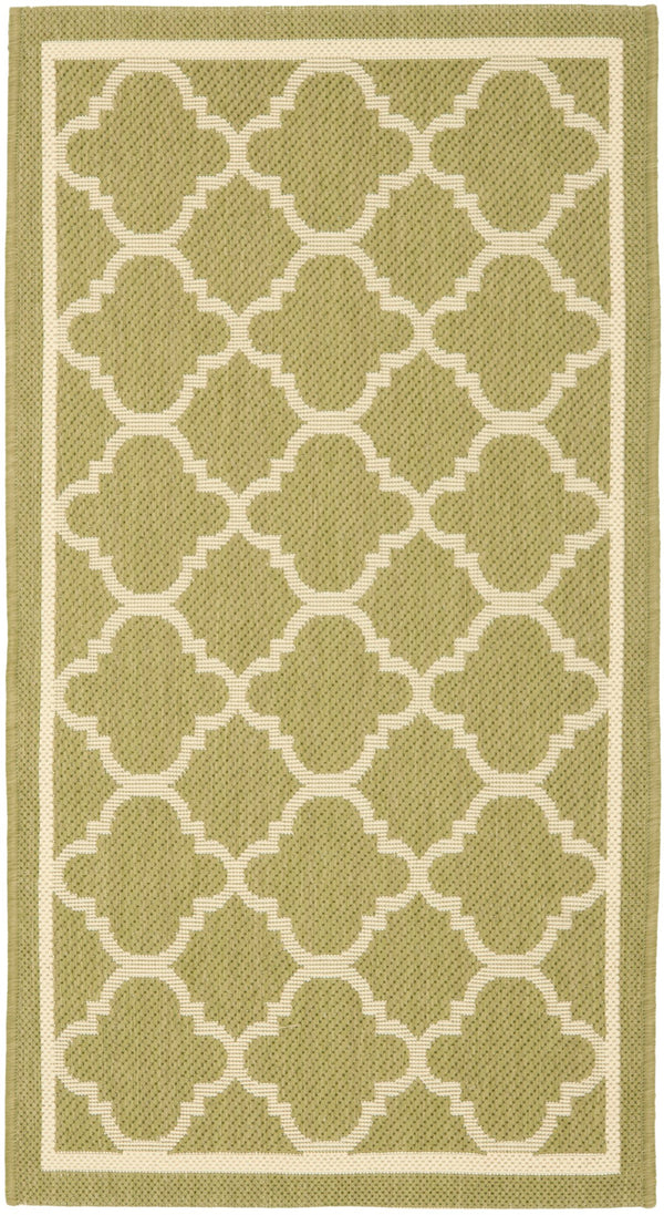 Safavieh Cy6918 Power Loomed 85.4% Polypropylene/10.4% Polyester/4.2% Latex Outdoor Rug CY6918-244-5SQ
