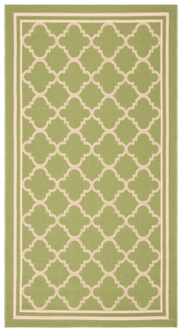 Safavieh Cy6918 Power Loomed 85.4% Polypropylene/10.4% Polyester/4.2% Latex Outdoor Rug CY6918-244-5SQ