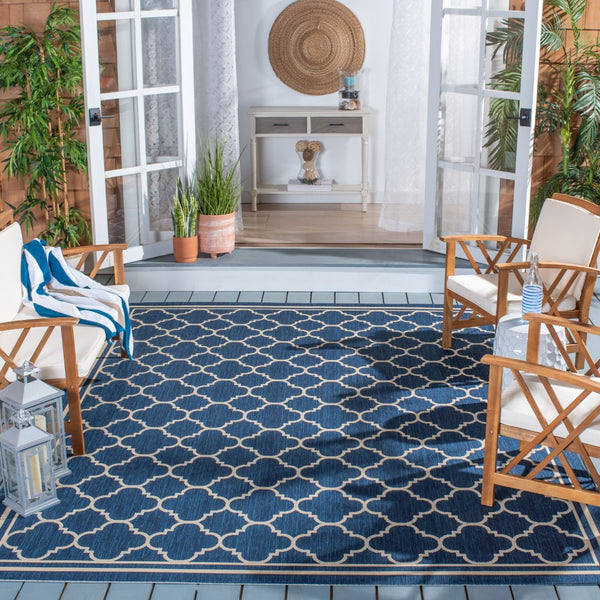 Safavieh Cy6918 PowerLoomed 85.4% Polypropylene/10.4% Polyester/4.2% Latex Indoor/Outdoor Rug CY6918-268-25