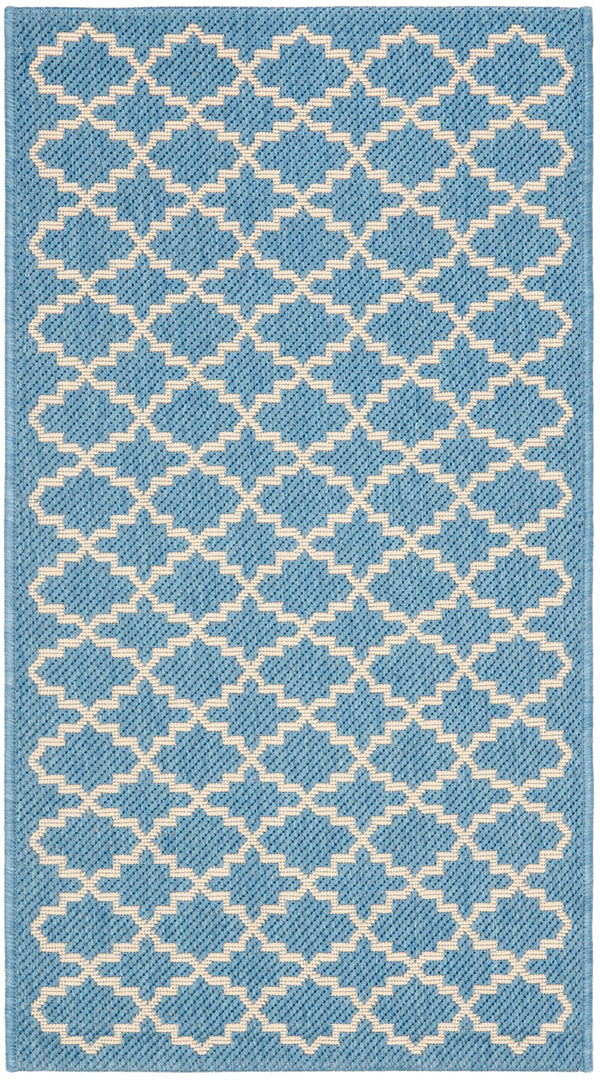 Safavieh Cy6919 Power Loomed 85.4% Polypropylene/10.4% Polyester/4.2% Latex Outdoor Rug CY6919-243-4SQ