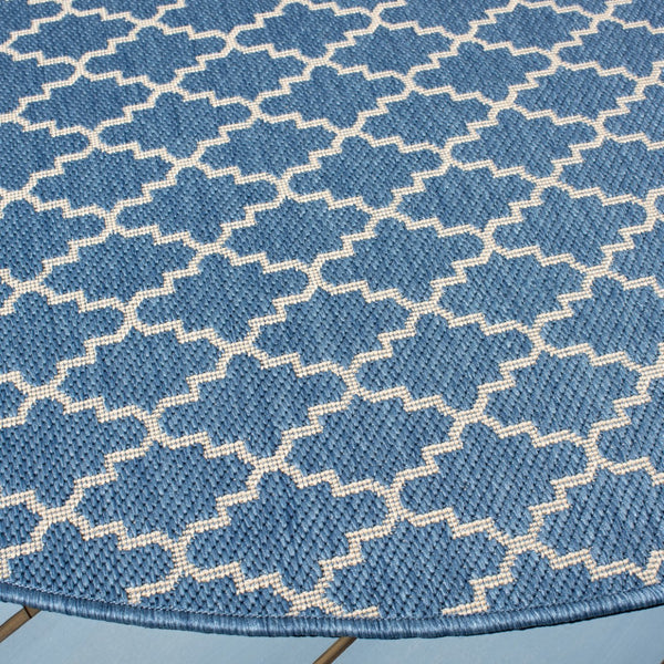 Safavieh Cy6919 Power Loomed 85.4% Polypropylene/10.4% Polyester/4.2% Latex Outdoor Rug CY6919-243-4SQ