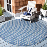 Safavieh Cy6919 Power Loomed 85.4% Polypropylene/10.4% Polyester/4.2% Latex Outdoor Rug CY6919-243-4SQ