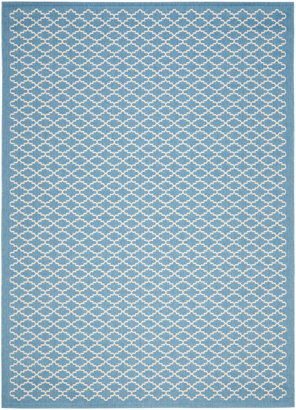 Safavieh Cy6919 Power Loomed 85.4% Polypropylene/10.4% Polyester/4.2% Latex Outdoor Rug CY6919-243-4SQ