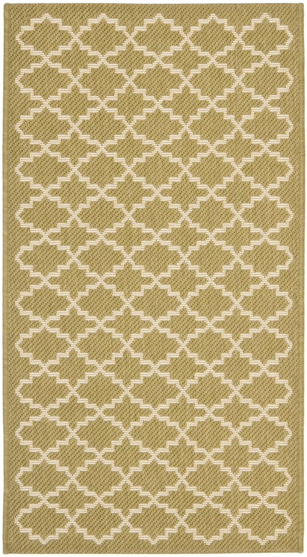 Safavieh Cy6919 Power Loomed 85.4% Polypropylene/10.4% Polyester/4.2% Latex Outdoor Rug CY6919-244-4