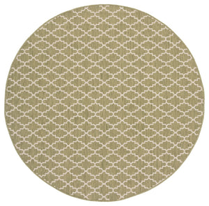 Safavieh Cy6919 Power Loomed 85.4% Polypropylene/10.4% Polyester/4.2% Latex Outdoor Rug CY6919-244-5R