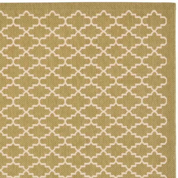 Safavieh Cy6919 Power Loomed 85.4% Polypropylene/10.4% Polyester/4.2% Latex Outdoor Rug CY6919-244-4
