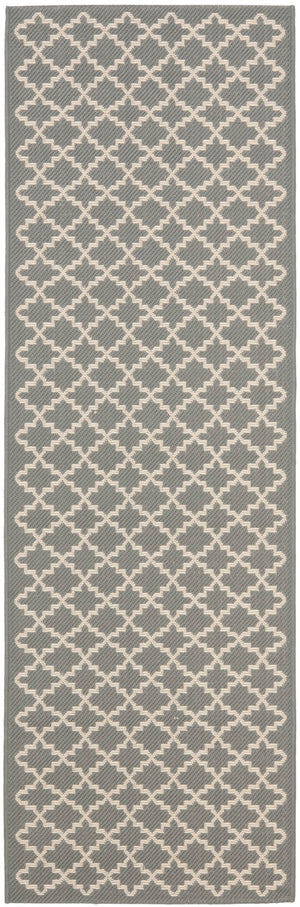 Safavieh Cy6919 Power Loomed 85.4% Polypropylene/10.4% Polyester/4.2% Latex Outdoor Rug CY6919-246-5SQ