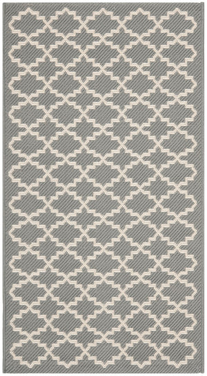 Safavieh Cy6919 Power Loomed 85.4% Polypropylene/10.4% Polyester/4.2% Latex Outdoor Rug CY6919-246-5SQ