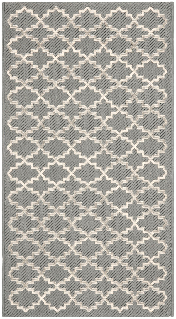 Safavieh Cy6919 Power Loomed 85.4% Polypropylene/10.4% Polyester/4.2% Latex Outdoor Rug CY6919-246-5SQ
