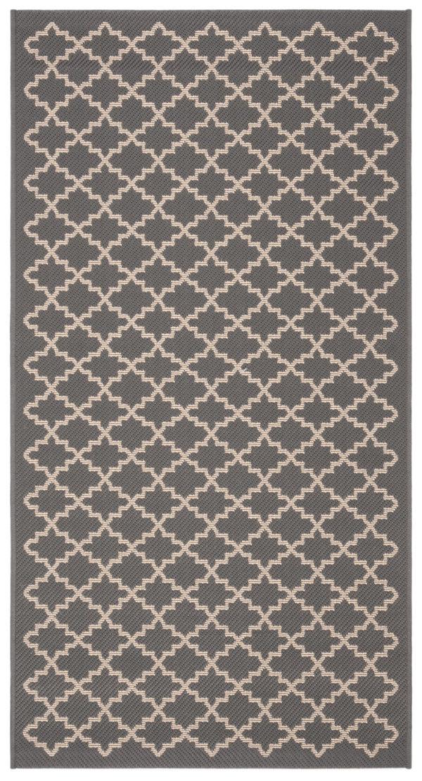 Safavieh Cy6919 Power Loomed 85.4% Polypropylene/10.4% Polyester/4.2% Latex Outdoor Rug CY6919-246-5SQ