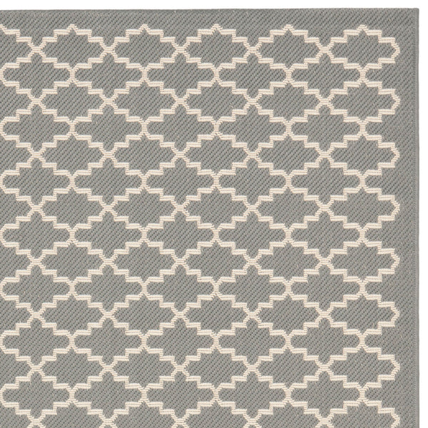 Safavieh Cy6919 Power Loomed 85.4% Polypropylene/10.4% Polyester/4.2% Latex Outdoor Rug CY6919-246-5SQ