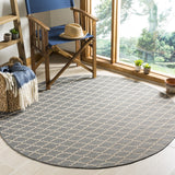 Safavieh Cy6919 Power Loomed 85.4% Polypropylene/10.4% Polyester/4.2% Latex Outdoor Rug CY6919-246-5SQ