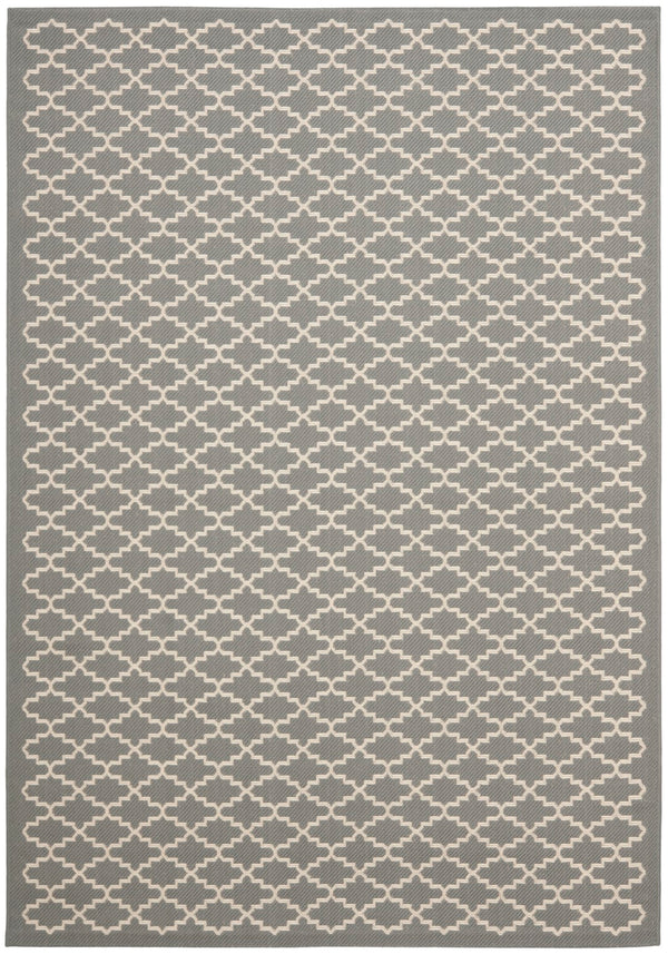 Safavieh Cy6919 Power Loomed 85.4% Polypropylene/10.4% Polyester/4.2% Latex Outdoor Rug CY6919-246-5SQ