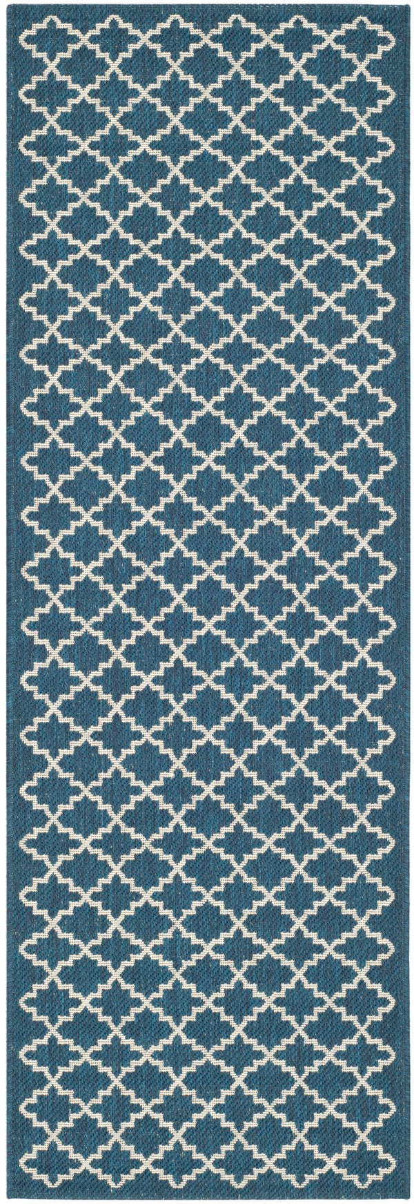 Safavieh Cy6919 Power Loomed 85.4% Polypropylene/10.4% Polyester/4.2% Latex Outdoor Rug CY6919-268-5SQ
