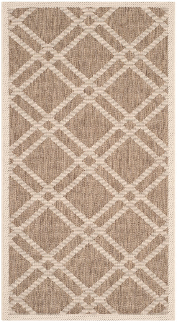 Safavieh Courtyard Power Loomed 85.4% Polypropylene/10.4% Polyester/4.2% Latex Outdoor Rug CY6923-242-3