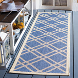 Safavieh Courtyard Power Loomed 85.4% Polypropylene/10.4% Polyester/4.2% Latex Outdoor Rug CY6923-243-4