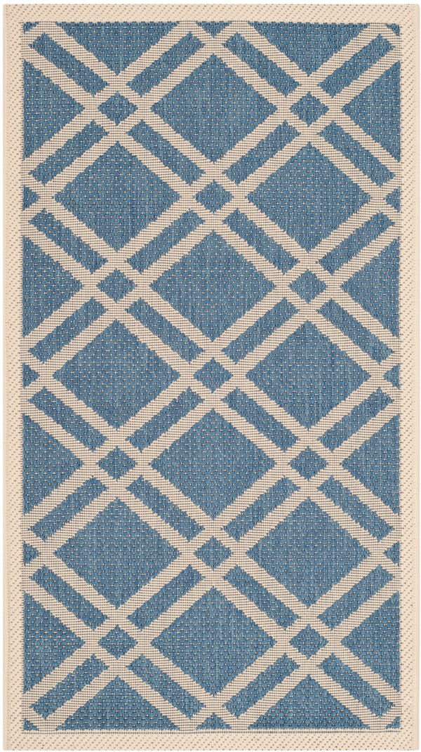 Safavieh Courtyard Power Loomed 85.4% Polypropylene/10.4% Polyester/4.2% Latex Outdoor Rug CY6923-243-4