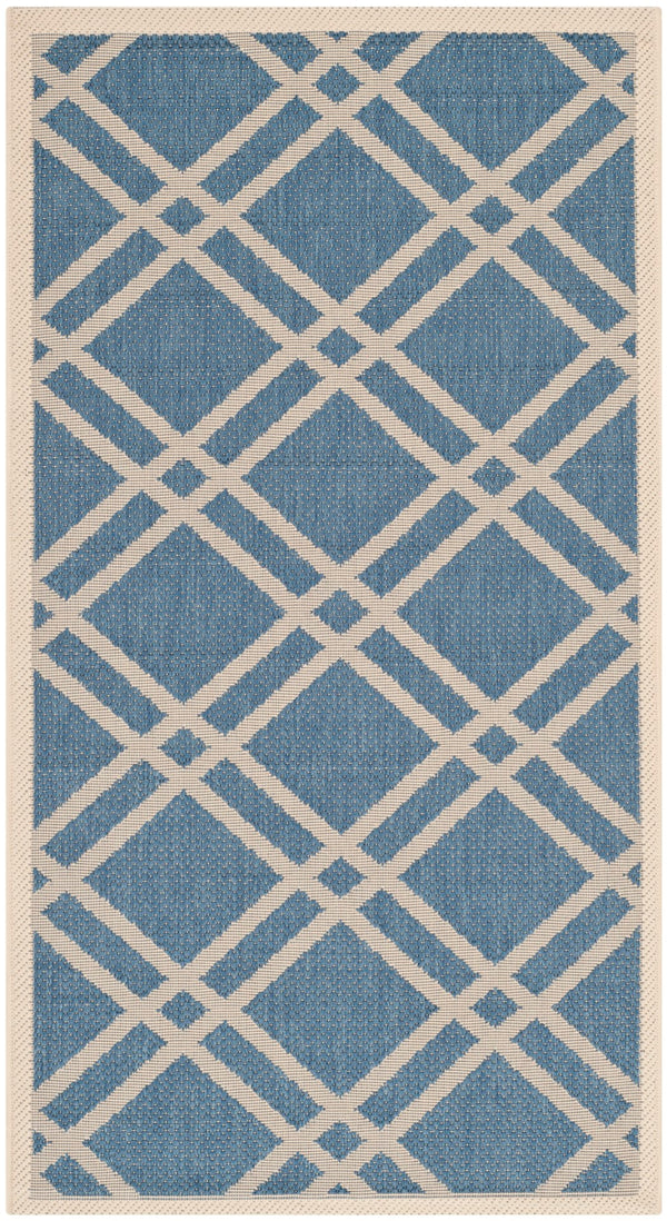 Safavieh Courtyard Power Loomed 85.4% Polypropylene/10.4% Polyester/4.2% Latex Outdoor Rug CY6923-243-4