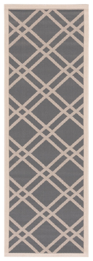 Safavieh Courtyard Power Loomed 85.4% Polypropylene/10.4% Polyester/4.2% Latex Outdoor Rug CY6923-246-4