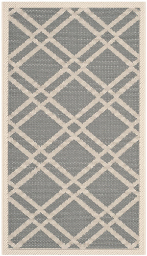 Safavieh Courtyard Power Loomed 85.4% Polypropylene/10.4% Polyester/4.2% Latex Outdoor Rug CY6923-246-4