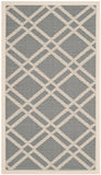 Safavieh Courtyard Power Loomed 85.4% Polypropylene/10.4% Polyester/4.2% Latex Outdoor Rug CY6923-246-4