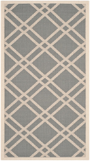 Safavieh Courtyard Power Loomed 85.4% Polypropylene/10.4% Polyester/4.2% Latex Outdoor Rug CY6923-246-4