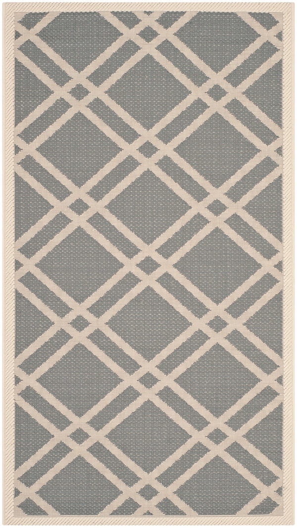 Safavieh Courtyard Power Loomed 85.4% Polypropylene/10.4% Polyester/4.2% Latex Outdoor Rug CY6923-246-4