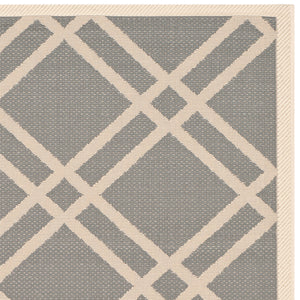 Safavieh Courtyard Power Loomed 85.4% Polypropylene/10.4% Polyester/4.2% Latex Outdoor Rug CY6923-246-4