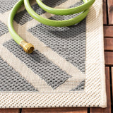 Safavieh Courtyard Power Loomed 85.4% Polypropylene/10.4% Polyester/4.2% Latex Outdoor Rug CY6923-246-4