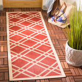 Safavieh Courtyard Power Loomed 85.4% Polypropylene/10.4% Polyester/4.2% Latex Outdoor Rug CY6923-248-4