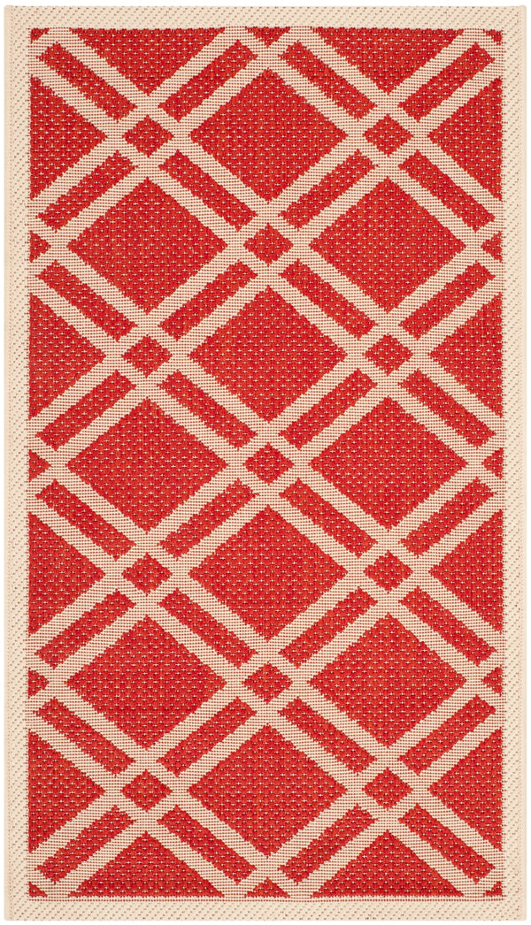 Safavieh Courtyard Power Loomed 85.4% Polypropylene/10.4% Polyester/4.2% Latex Outdoor Rug CY6923-248-4