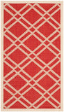 Safavieh Courtyard Power Loomed 85.4% Polypropylene/10.4% Polyester/4.2% Latex Outdoor Rug CY6923-248-4