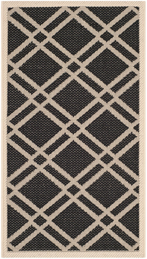 Safavieh Courtyard Power Loomed 85.4% Polypropylene/10.4% Polyester/4.2% Latex Outdoor Rug CY6923-266-4